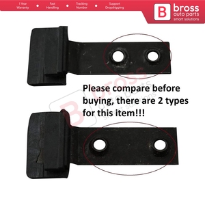 BSR510 4 Pieces Sunroof Shade Runner Slider Rail <b>Trim</b> Repair <b>Clips</b> for 3 Series E46 1997-2003 Pre-Facelift 54138246027 541382460 - Product Image 2