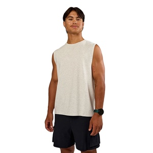 2026 New Arrival Plain Screen Print Logo Sportswear Tank Top <b>Men's</b> Workout Clothing Make Your Own Design Loose Fit <b>Singlet</b> - Product Image 1