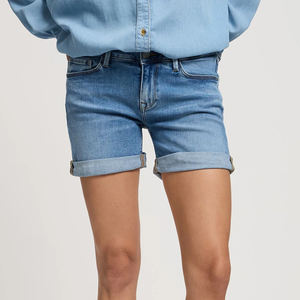 100% High Quality Fashionable Women Denim <b>Shorts</b> <b>Low</b> Moq Women Denim <b>Shorts</b> Available at Lowest Price - Product Image 1