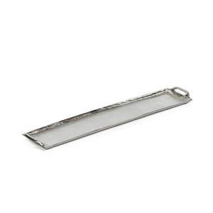 Juego de 2 bandejas de aluminio para servir con asa, perfectas para el hogar, hoteles y restaurantes, aperitivos y bebidas de mesa - Product Image 3