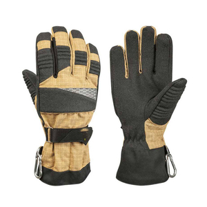 Precio de Venta caliente Calidad Guantes de bombero Guantes de fuego de protección de llama Precio al por mayor Calidad Guantes de bombero de cuero - Product Image 5