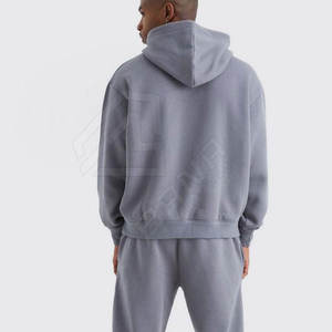 Chándal de marca personalizada para hombre, pantalones de chándal holgados para hombre, Sudadera con capucha, pantalones de chándal acampanados y conjuntos de Sudadera con capucha para hombre - Product Image 4