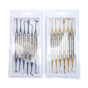 Set de 6 Instrumentos Manuales de Relleno de Composite Dental de Alta Calidad con Recubrimiento de Titanio Kit Restaurador Reutilizable - Product Image 4