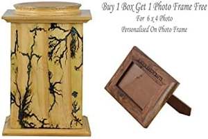 Wooden <b>Urn</b> Box <b>Urn</b> for Human <b>Ashes</b> or <b>Pet</b> <b>Ashes</b> Handcrafted Rosewood <b>Urn</b> - Product Image 2
