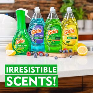 Gain Ultra Dishwashing Liquid Dish <b>Soap</b>, Original <b>Scent</b>, 38 fl oz (Pack of 3) - Product Image 3