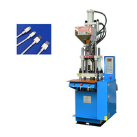 Petite machine de moulage par injection thermoplastique verticale Sinrad GQ150, mini machine de décapage, capacité d'injection 34/47 cm, 1,4-1,9 oz