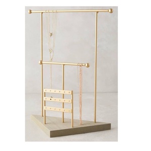 Vente en gros présentoir à bijoux moderne personnalisé avec logo imprimé à la main vintage élégant classique en métal élégant personnalisé - Product Image 6