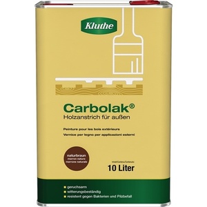 Carbolak 10 L Bidon KLUTHE Agent d'étanchéité brun naturel pour aménagements extérieurs saisonniers - Product Image 1