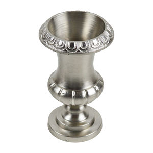 Aluminium <b>Candle</b> <b>Holders</b> Design <b>Silver</b> Plated Finishing <b>Candle</b> Stand Home Villa Dinner and Wedding Design Pillar <b>Holders</b> - Product Image 4
