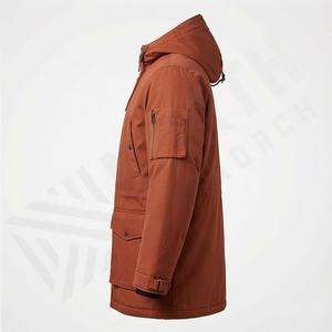 Veste à capuche pour homme, en polaire épaisse et chaude, de haute qualité, personnalisable, imperméable, coupe-vent, vêtements d'extérieur lourds - Product Image 3