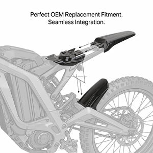 Parafango Posteriore di Ricambio JFG RACING in PP, Protezione Antiurto <span class=keywords><strong>e</strong></span> Antispruzzo, Parti in Plastica per Moto Elettrica Surron Light Bee - Product Image 5