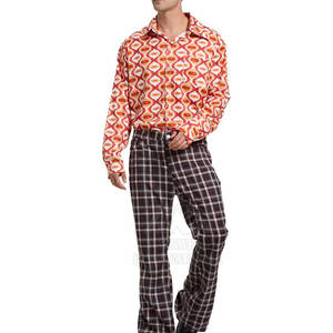 Pantalon évasé léger pour homme, pantalon large en tissu doux, parfait pour le printemps et l'automne - Product Image 4