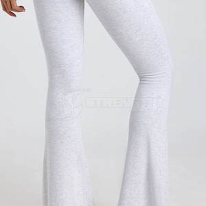 กางเกงแฟลร์ผู้หญิงขายส่งแบบกำหนดเอง กางเกงแฟลร์ผู้หญิงสไตล์สตรีทแวร์ ลดราคาขายออนไลน์ กางเกงแฟลร์ผู้หญิง - Product Image 6