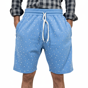 Shorts de sport pour hommes de haute qualité, dernière mode, 100% coton respirant, streetwear, salle de sport, impression personnalisée, molleton, molleton pour hommes - Product Image 1