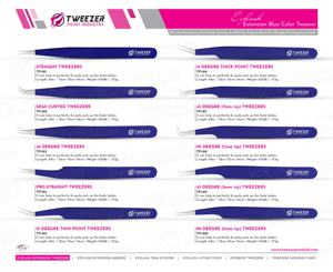 Elegant <b>magnetic</b> case crafted with durable professional quality material soft velvet protects tweezer tips from scratches - Product Image 6