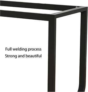 Patas de mesa industriales negras, base de hierro resistente para muebles de bricolaje, escritorios y mesas de comedor - Product Image 3