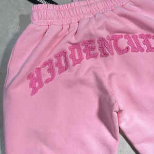 Garment Blanks Y2k Flared Stack Jogging Chándal Niñas Cropped Slim Fit Hoodie Set Skinny Distressed Sweatsuit Mujeres - Product Image 5