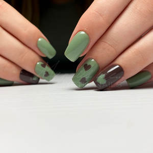 UV LED Gel Polish Color - Made in EU-CPNP-Vert-Gel Polish 114 - Olive Tree 12ml - Mystic Nails - Product Image 3