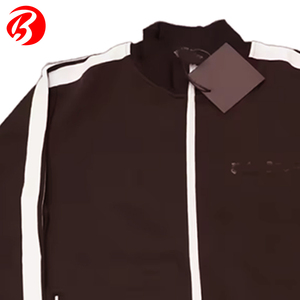 ชุดวอร์มลายทางมีซิปสำหรับทั้งชายและหญิงชุดวิ่งสไตล์ฮิปฮอป - Product Image 3