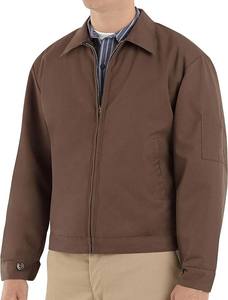 Veste de travail en toile épaisse 100% coton personnalisée, style streetwear, vintage, fermeture éclair intégrale, veste de travail pour homme - Product Image 6