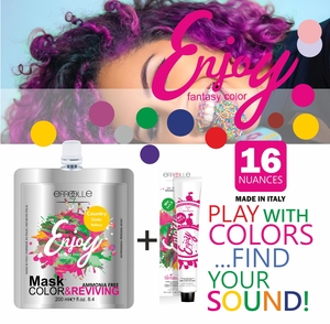 Erreelle Enjoy - Crema Acondicionadora de Color de Primera Calidad, Sin Amoníaco, 200 ml, Coloración Permanente para Todo Tipo de Cabello, Hecho en Italia - Product Image 3