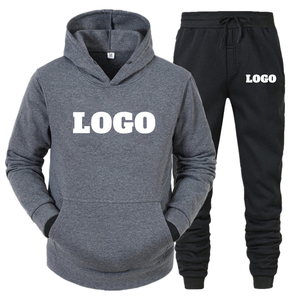 Vente en gros de jogging de haute qualité pour hommes avec capuche ensemble de survêtement d'hiver avec logo personnalisé survêtements vierges - Product Image 6