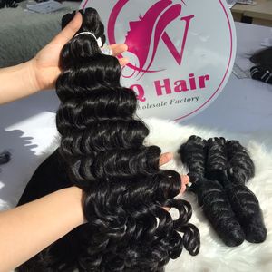 Paquet de cheveux vierges de vague d'eau de haute qualité un produit de trame de donneur pour les femmes avec le style Jerry Curl - Product Image 4