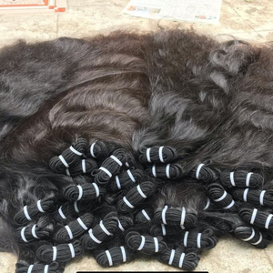 ราคาส่งจากโรงงาน ต่อผมแท้ Remy แบบอินเดีย ผมแท้ 100% ลอนธรรมชาติ แบบเวอร์จิ้น ต่อแบบเครื่อง ดับเบิ้ลเวฟท์ ทุกสี ใช้ได้ - Product Image 2