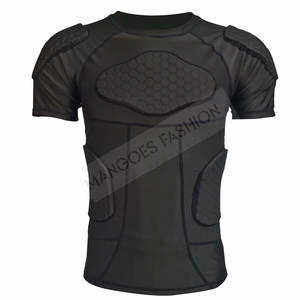 Camiseta de Compresión de Fútbol Unisex con Protección contra Impactos, Material de Spandex/Nailon, Secado Rápido, Transpirable, Antibacteriana, Alto Rendimiento - Product Image 6