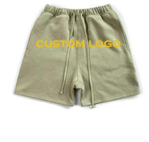 OEM Custom Logo Color Designer <b>Men</b> Drawstring <b>Shorts</b> Fashion Streetwear Thick French terry Cotton Casual <b>Men's</b> <b>Sweat</b> <b>Shorts</b> - Product Image 5