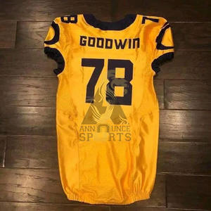 Vente en gros d'uniformes de football portugais cousus sur le dessus, uniforme de football américain unisexe de meilleure qualité - Product Image 6