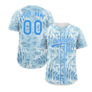 เสื้อเบสบอลออกแบบเอง ชุดกีฬา คุณภาพสูง โพลีเอสเตอร์ 100% ป้องกันรังสียูวี แห้งเร็ว สามารถปรับแต่งขนาดและชื่อทีมได้ - Product Image 3