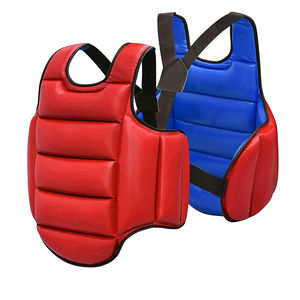 Protector de Pecho de Alta Calidad de Doble Cara en Cuero PU Personalizable para Kick Boxing, MMA y Artes Marciales - Product Image 2