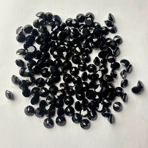 Fabricante directo de la India Sami Gems Hub Hecho a mano Espinela negra natural Facetada Corte redondo Pulido Marrón Piedra preciosa suelta - Product Image 4