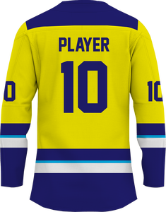 เครื่องแบบฮ็อกกี้น้ำแข็งสำหรับผู้ชายชุดทีมเยาวชนสีแดงชุดฮ็อกกี้น้ำแข็งออกแบบได้ตามต้องการ - Product Image 3