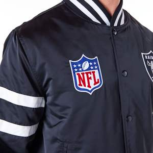 High Quality Custom Button <b>Men</b> Bomber <b>Jackets</b> Blank Silk Satin Varsity Letterman Baseball <b>Jackets</b> Embroidered Logo Manufacturer - Product Image 5