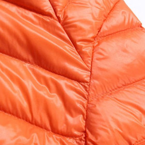 Wholesale <b>Light</b> Warm Custom Logo Nylon Black Hooded Winter Bubble Puffer <b>Jackets</b> Coat For Men - Product Image 6