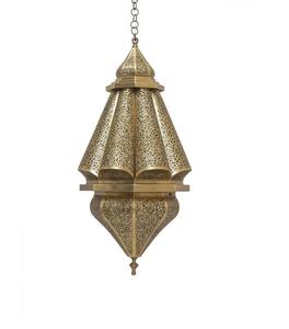 Diseño de troquelado, linterna colgante con acabado dorado, superventas, diseño árabe, linterna colgante - Product Image 1
