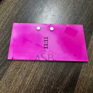 Base de Acrílico para Pestañas Color Rosa Intenso, Personalizable, Precio al por Mayor, Forma Rectangular, OEM - Product Image 2