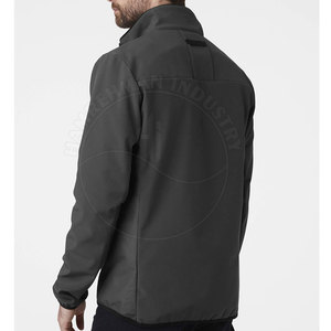 2025 nouvelle mode hommes Softshell veste pour hiver tenue décontractée avec col montant Streetwear Style confortable Softshell matériel - Product Image 4