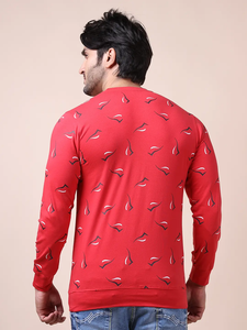 Ultimate Comfort Stylish Fit Venta caliente Red Loopknit Sudadera 100% algodón Mangas completas Ropa de todo el día para la temporada de invierno ODM - Product Image 6