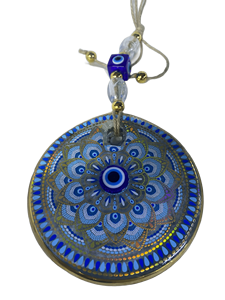 DNB1003 Adorno Colgante de Cristal Nazar Boncuk de 13 cm Hecho a Mano con Ojo Turco para Decoración del Hogar, Jardín y Regalos - Product Image 3