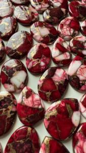 Piedra preciosa suelta turquesa de cobre rojo Natural hermosa de tamaño personalizable de alta calidad AAA + para la fabricación de joyas - Product Image 2