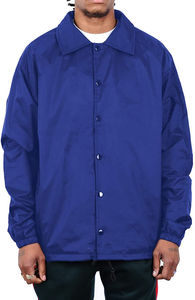 Veste coupe-vent classique pour homme Manteau universitaire en nylon unisexe avec résistance à l'eau Coupe décontractée Veste coupe-vent ODM Supply - Product Image 2