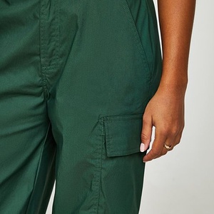 Pantalones Cargo holgados rectos sólidos para mujer, venta al por mayor, pantalones informales holgados a la moda, pantalones holgados de cintura elástica 2025 - Product Image 6