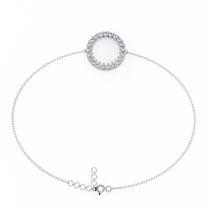 Magnifique bracelet et jonc en or 18 carats avec diamants de laboratoire, bijoux luxueux - Product Image 2