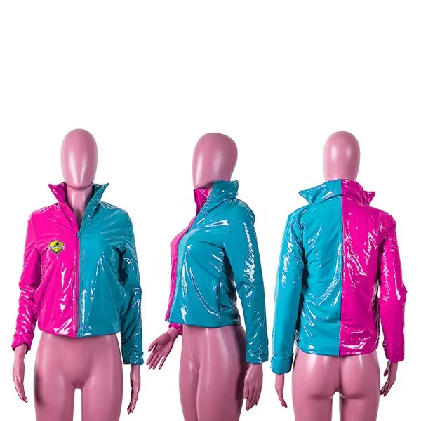 2024 kabarcık ceketler parlak tasarımcı Oem yüksek kalite boy kış kabarcık özel erkekler's parlak balon ceket kadın 2 renkler