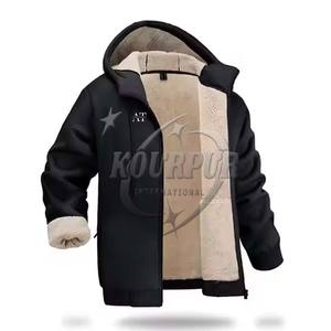 2025 vente chaude hommes vestes universitaires Design classique col montant respirant chaud protection grande taille dernière 100% coton - Product Image 1