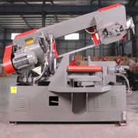 Scie à ruban CNC pour métal, alimentation entièrement automatique, coupe à 0-60 degrés