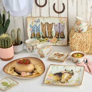 Plateau de service en bois incassable de qualité alimentaire pique-nique intérieur et extérieur pour les collations et les salades de fruits. - Product Image 5